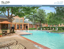 Tablet Screenshot of cliffsofeldoradoapts.com